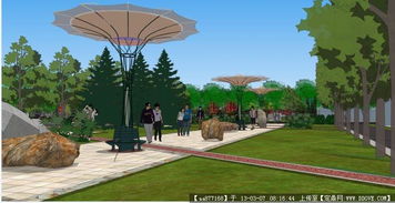 某社區(qū)公園精品景觀設(shè)計模型 建筑工程設(shè)計的生態(tài)美學實踐